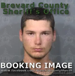 Mugshot of HUNTER EUGENE WILLIAM GWINN booked in Brevard County, Florida on May 1, 2026