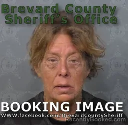 Mugshot of Barbara Jeri Nyquist booked in Brevard County, Florida on May 2, 2026