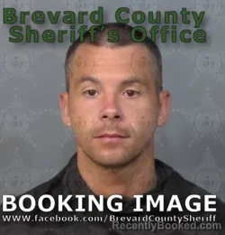 Mugshot of Corey Evan Vest Reinert booked in Brevard County, Florida on May 2, 2026