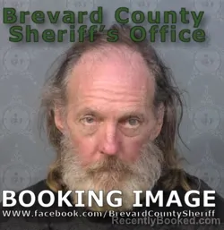 Mugshot of Ronald Thomas Peade booked in Brevard County, Florida on May 2, 2026