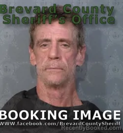 Mugshot of WILLIAM TODD EVANS booked in Brevard County, Florida on May 2, 2026
