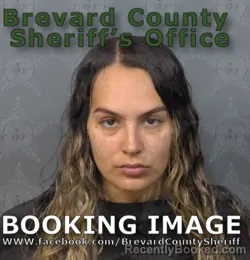 Mugshot of Alexa Rosita Caraballo booked in Brevard County, Florida on May 4, 2026