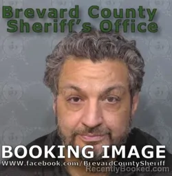 Mugshot of Kevin Borges booked in Brevard County, Florida on May 4, 2026