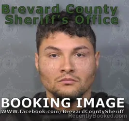 Mugshot of EDGAEL CRUZ booked in Brevard County, Florida on May 4, 2026