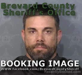 Mugshot of Dustin Wesley Porter booked in Brevard County, Florida on May 5, 2026
