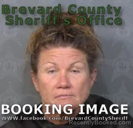 Mugshot of Valerie Florence Houston booked in Brevard County, Florida on May 5, 2026
