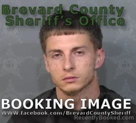 Mugshot of OWEN ROBERT REILLY-EVANS booked in Brevard County, Florida on May 5, 2026