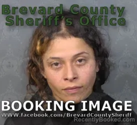 Mugshot of SARAH ANNE CANDANOSA booked in Brevard County, Florida on May 6, 2026