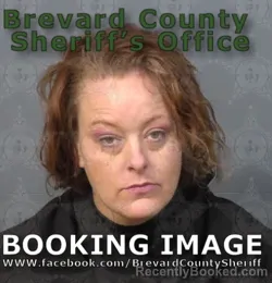 Mugshot of RAEANNE FAULTERSACK booked in Brevard County, Florida on May 6, 2026