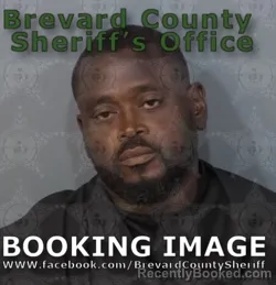 Mugshot of Ryan Odele Brown booked in Brevard County, Florida on May 6, 2026
