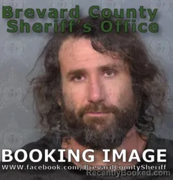 Mugshot of JUSTIN ARVIN HURST booked in Brevard County, Florida on May 6, 2026