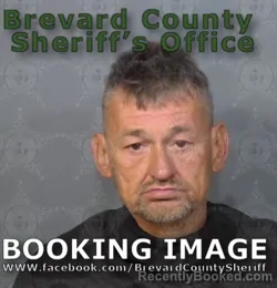 Mugshot of AUDIE RAY PERKINS booked in Brevard County, Florida on May 7, 2026