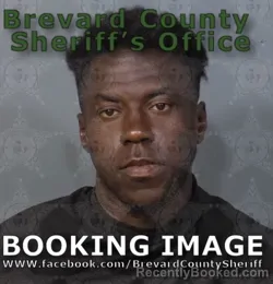 Mugshot of Quinton J Douglas booked in Brevard County, Florida on May 7, 2026