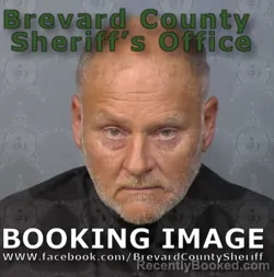 Mugshot of Tony Gilbert Barkley booked in Brevard County, Florida on May 7, 2026