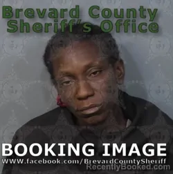 Mugshot of LATANYA MONIQUE BROWN booked in Brevard County, Florida on May 7, 2026