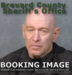 Mugshot of DAVID WILLIAM BLANTON booked in Brevard County, Florida on May 7, 2026
