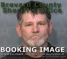 Mugshot of ANDREW KELLY BROWN booked in Brevard County, Florida on May 7, 2026