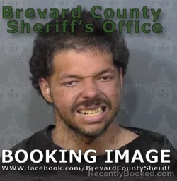 Mugshot of JESHURUN PAUL REVES booked in Brevard County, Florida on May 7, 2026