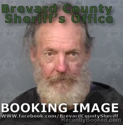 Mugshot of Ronald Thomas Peade booked in Brevard County, Florida on May 7, 2026