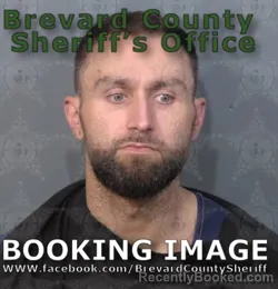 Mugshot of MICHAEL THOMAS FENTON booked in Brevard County, Florida on May 8, 2026