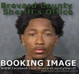 Mugshot of JORDAN STEFAN WILLIAMS booked in Brevard County, Florida on May 8, 2026