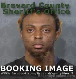 Mugshot of EMMANUEL DEJON MCKENZIE booked in Brevard County, Florida on May 8, 2026