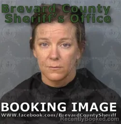 Mugshot of SARAH VOGEL booked in Brevard County, Florida on May 8, 2026