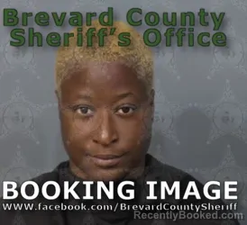 Mugshot of Ni Via
 Shantel Lampkin booked in Brevard County, Florida on May 8, 2026