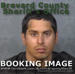 Mugshot of Nathaniel Menendez booked in Brevard County, Florida on May 8, 2026