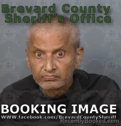 Mugshot of HARESHKUMAR KARSHANDAS PATEL booked in Brevard County, Florida on May 8, 2026