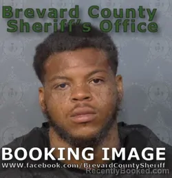 Mugshot of Jermaine Antonio Wright booked in Brevard County, Florida on May 8, 2026