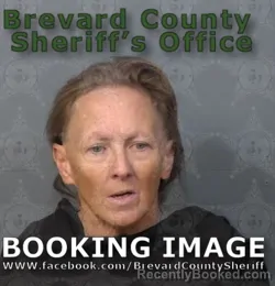 Mugshot of JUNE CAROL DONNELLY booked in Brevard County, Florida on May 8, 2026
