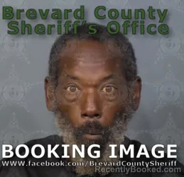 Mugshot of Travis Pruitt booked in Brevard County, Florida on May 8, 2026