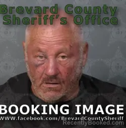 Mugshot of MICHAEL GERARD CERTAIN booked in Brevard County, Florida on May 8, 2026