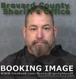 Mugshot of JUAN FERNANDO VALDEZ booked in Brevard County, Florida on May 9, 2026