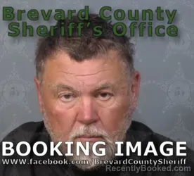 Mugshot of PAUL ROYCE THRASHER booked in Brevard County, Florida on May 9, 2026