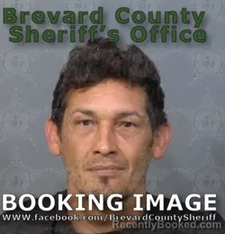 Mugshot of GEORGE JAVIER COMULADA booked in Brevard County, Florida on May 9, 2026
