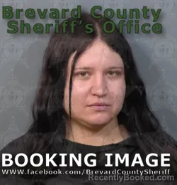 Mugshot of Ashley Nicole Nathan booked in Brevard County, Florida on May 9, 2026