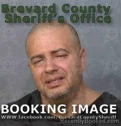 Mugshot of Geovanni RENTAS Rentas Paniagua booked in Brevard County, Florida on May 9, 2026