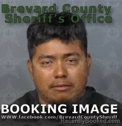 Mugshot of EDUARDO VAZQUEZ MORALES booked in Brevard County, Florida on May 10, 2026