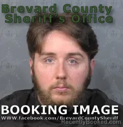 Mugshot of Christian Allen Nesselrotte booked in Brevard County, Florida on May 10, 2026