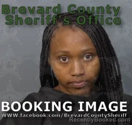 Mugshot of Cristyle Lashay Reese booked in Brevard County, Florida on May 10, 2026
