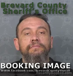 Mugshot of JAMES RAY LUCERO booked in Brevard County, Florida on May 11, 2026