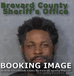 Mugshot of Marquis Jerrell Rashaad Mcbride booked in Brevard County, Florida on May 11, 2026