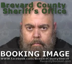 Mugshot of DAVID ANTHONY DEFINO booked in Brevard County, Florida on May 12, 2026