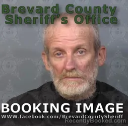 Mugshot of John Alfred Campbell booked in Brevard County, Florida on May 13, 2026