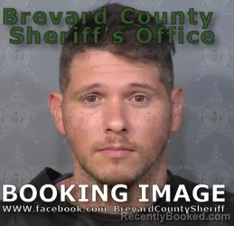 Mugshot of AARON MICHAEL SIMONS booked in Brevard County, Florida on May 13, 2026