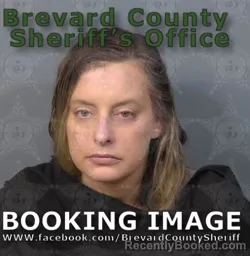 Mugshot of Erin K Hopwood booked in Brevard County, Florida on May 13, 2026