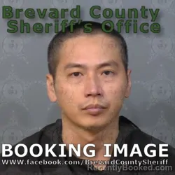 Mugshot of TIEN NGUYEN booked in Brevard County, Florida on May 13, 2026