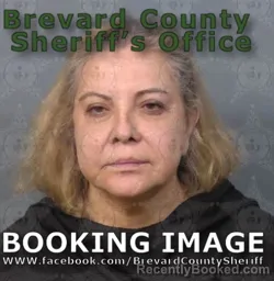 Mugshot of ANA MARIA RAMIREZ booked in Brevard County, Florida on May 14, 2026